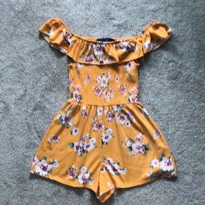 Women’s yellow romper